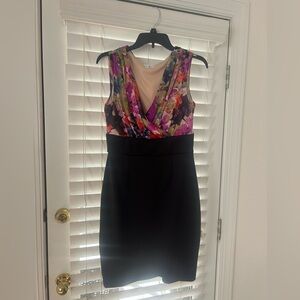 Floral Multicolor Sleeveless Dress